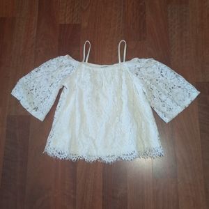 Charlotte Russe Lace Crop Top